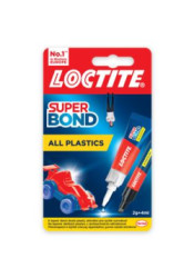Sekundov lepidlo, gl, 2 g + 4 ml, HENKEL "Loctite Super Bond Plastik"