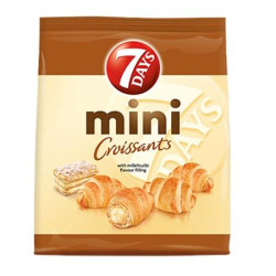 Croissant, 185 g, 7DAYS "Mini", s vanilkovm krmom