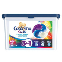 Kapsuly na pranie, 40 ks, COCCOLINO "3in1 Color"