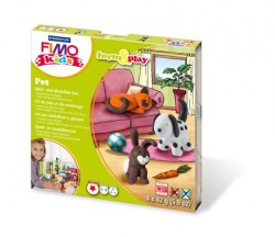 Modelovacia hmota, 4x42 g, FIMO "Kids Form & Play", zvierat