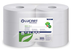 Toaletn papier, 2-vrstvov, vek kot, 240 m, priemer 26 cm, LUCART, 